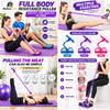 Pedal Resistance Band Tummy Trimmer - (Random Colors)