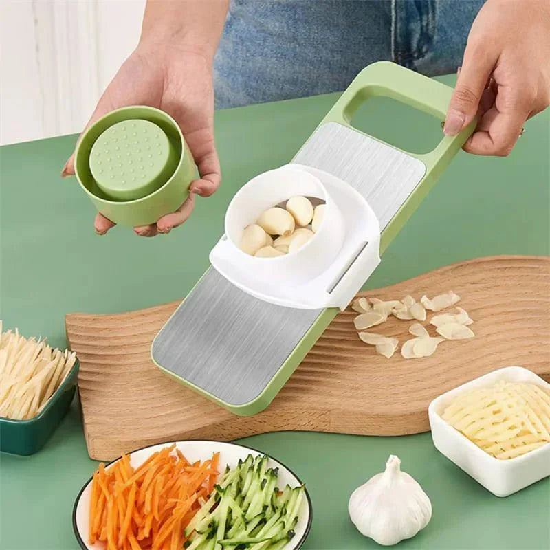 5-in-1 Manual Vegetable Slicer & Chopper for Kitchen